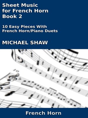 cover image of Sheet Music for French Horn
